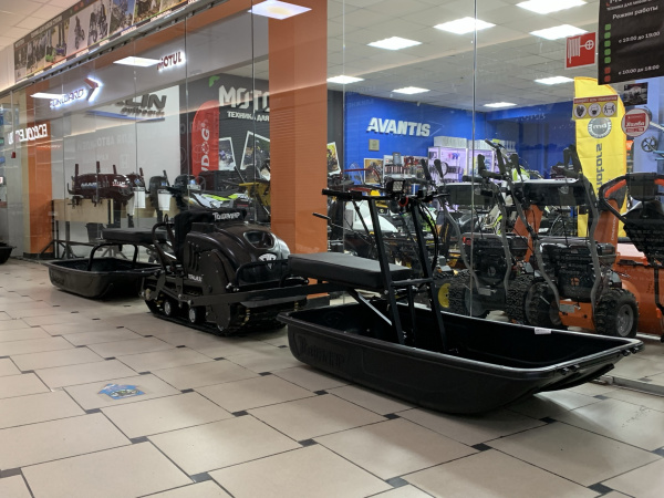 Мотобуксировщик Тофалар 500 с модулем Тягач - Толкач стандарт. 20 л.с.. с реверсом. катковая