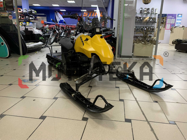 Снегоход Лидер Альфа 2 150 желтый (машинокомплект) | Мототека Снегоход Лидер Альфа 2 150 желтый (машинокомплект) | Мототека
