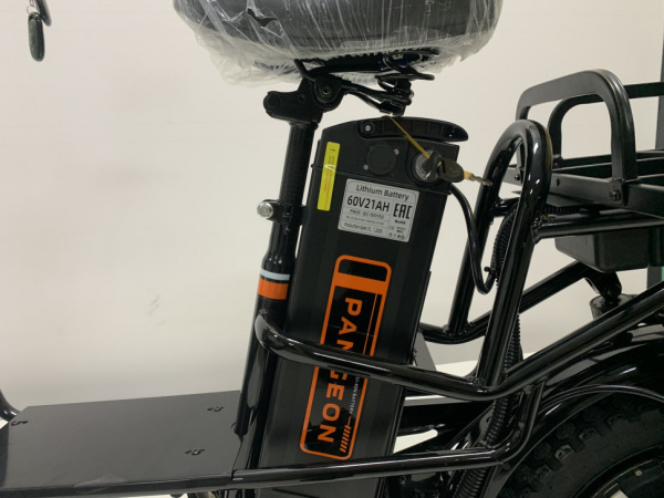 Электровелосипед GreenCamel (ГринКэмел) Pangeon Monster PRO MAX (амортизаторы, гидравлика) чёрный | Мототека