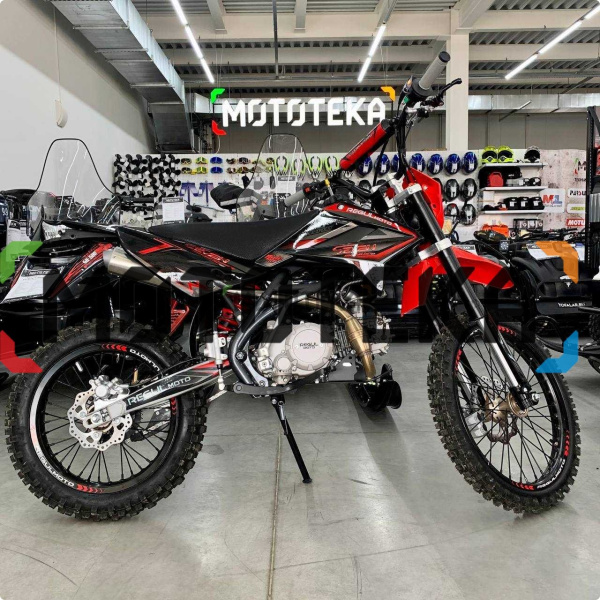 Питбайк Regulmoto (Регулмото) SEVEN MEDALIST PRO 49cc (150) 19/16 чёрный/красный | Мототека