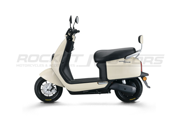 Электрический скутер ROCKOT (Рокот) IMPULSE бежевый | Мототека